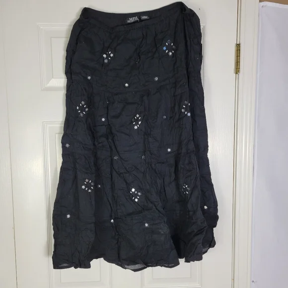 mph collection | Dresses | Mph Collection Aline Dress Womens Xl Midi Black  | Poshmark